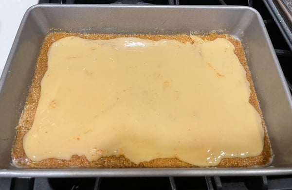 Condensed milk layer