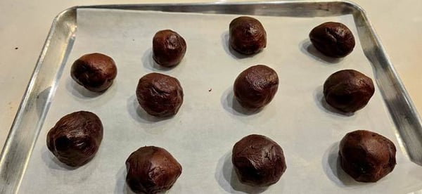 Cookies scooped