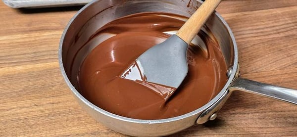 Melted chocolate