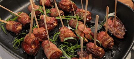 Bacon wrapped dates Recipe