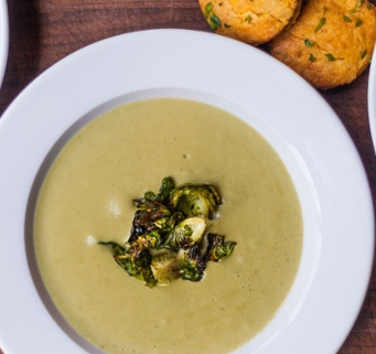 Cream of Brussels Sprout Soup