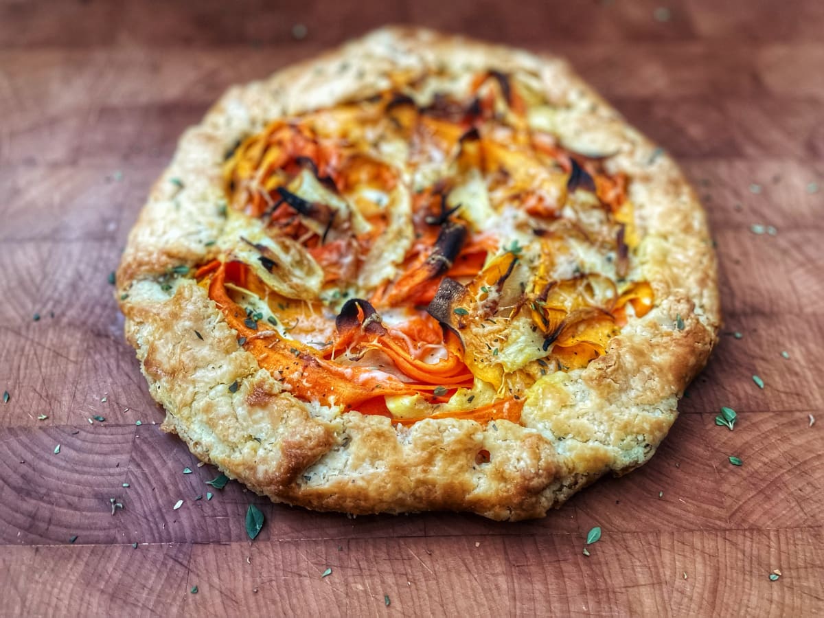 Root Vegetable Ricotta Galette