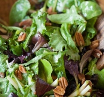 Apple and Dried Cherry Salad with Maple Dressing
