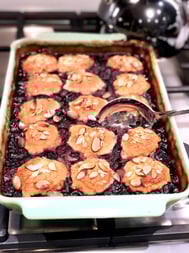 baked cherry cobbler