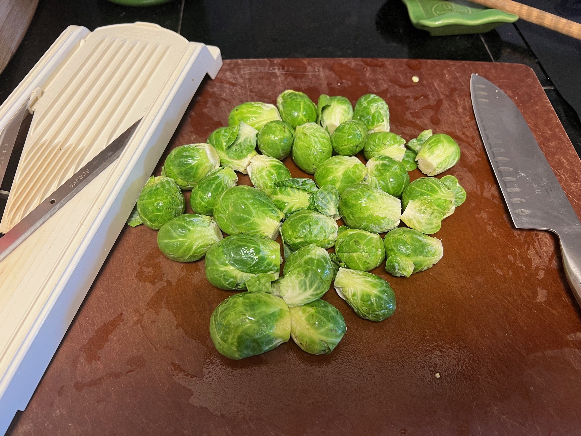 Brussels with mandoline