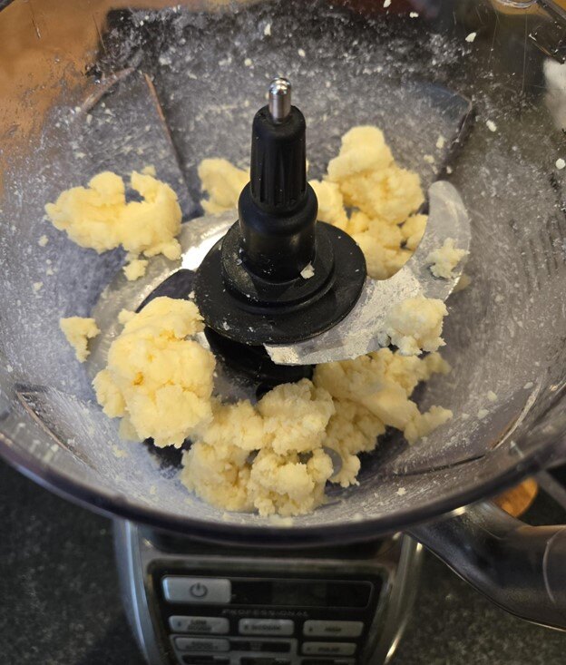 Butter and cheese mixed together