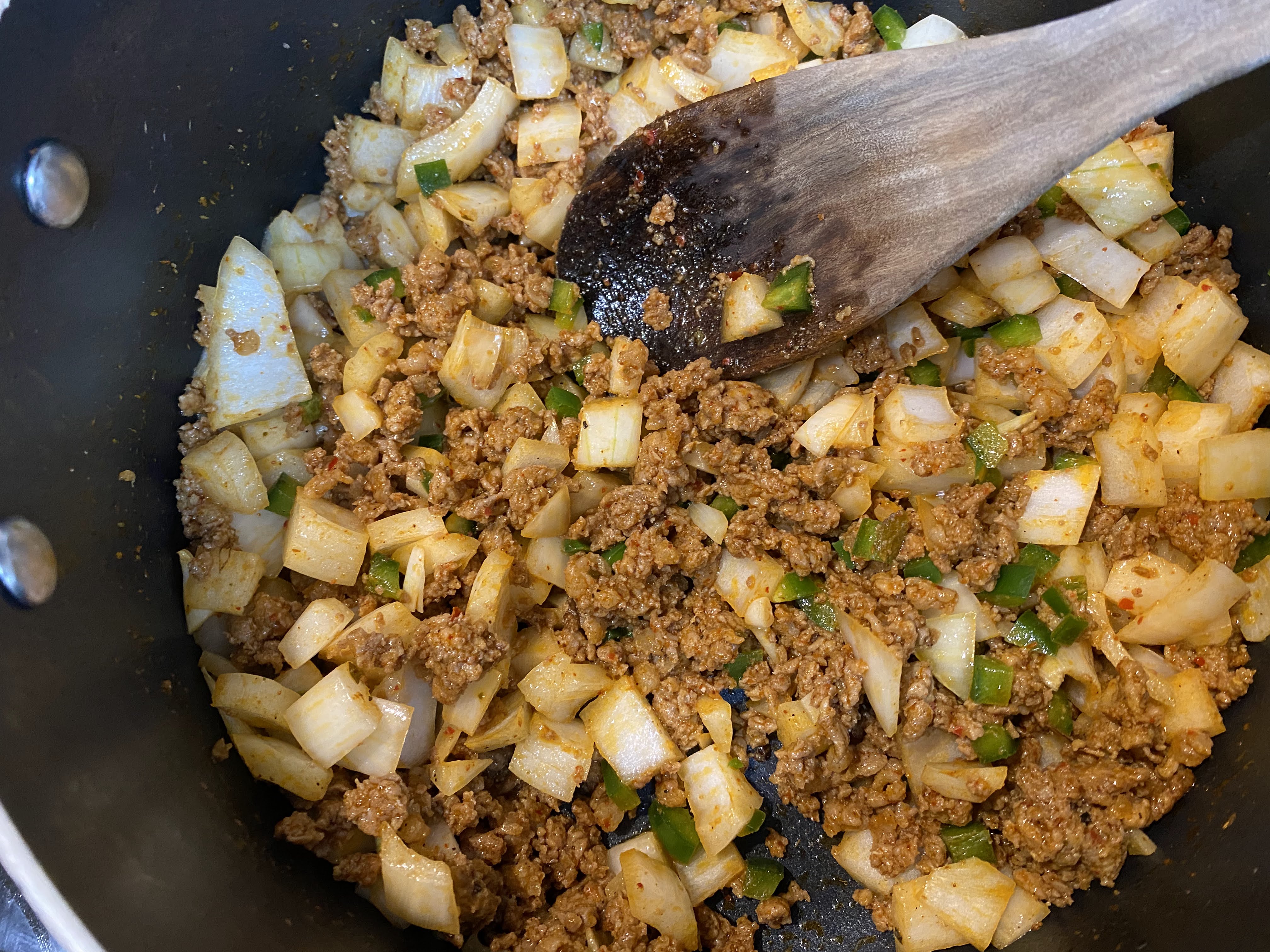 Chowder with potatoes