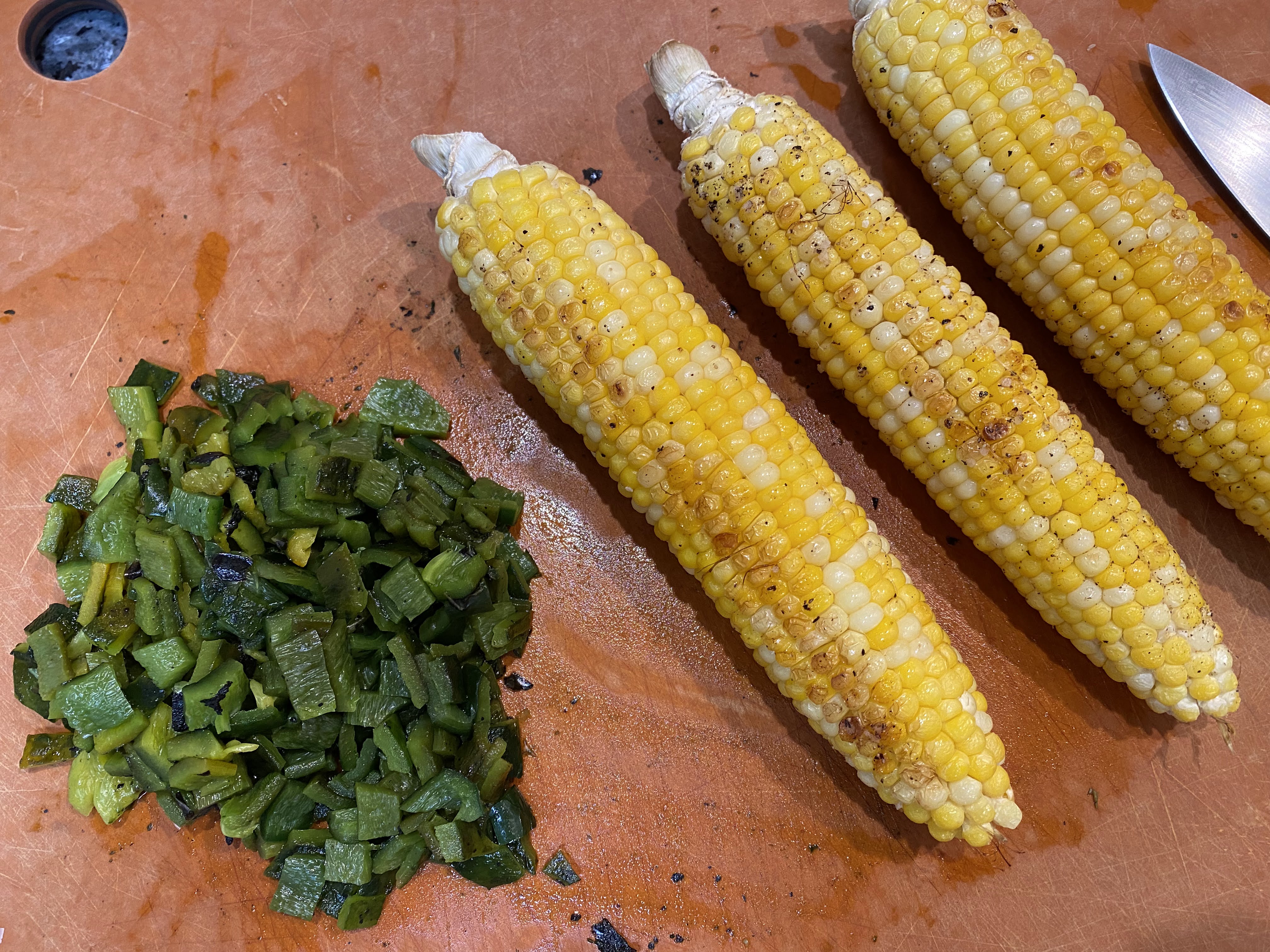 Cooked corn