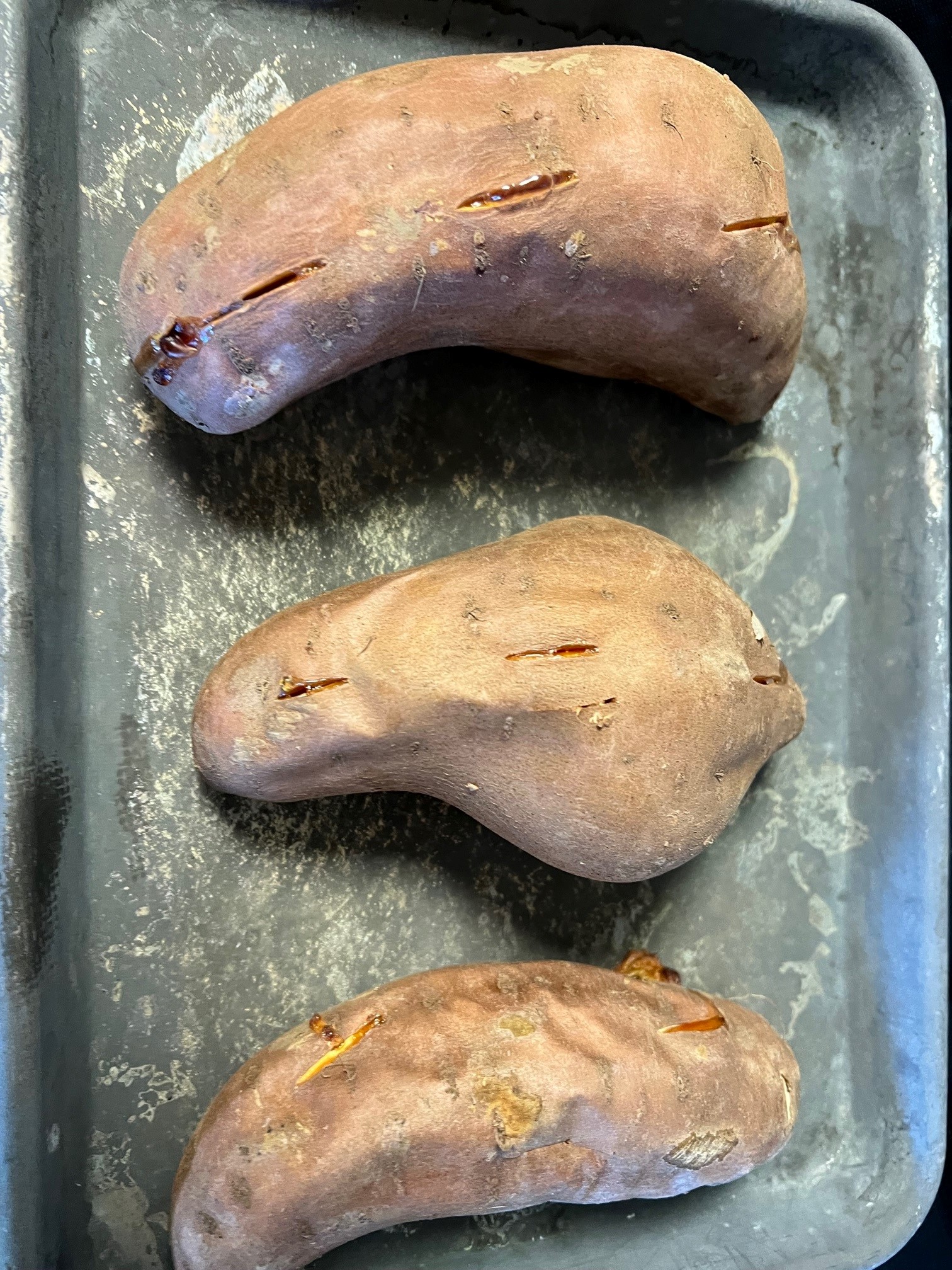 cooked sweet potatoes