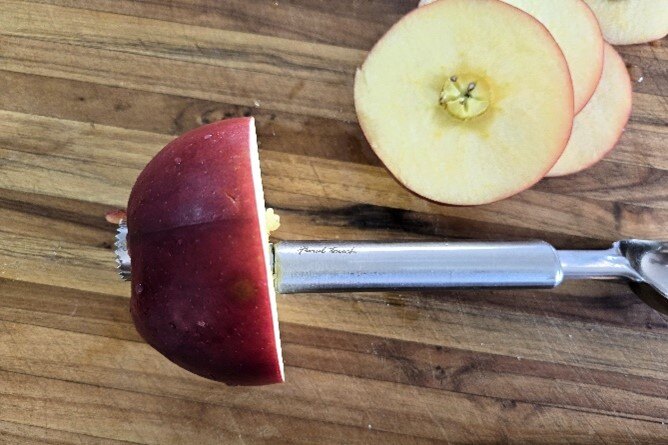 Corer in apple