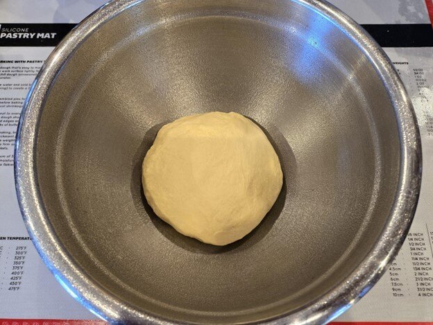 Dough in bowl