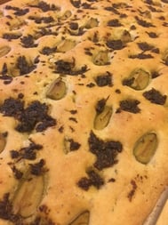 focaccia baked