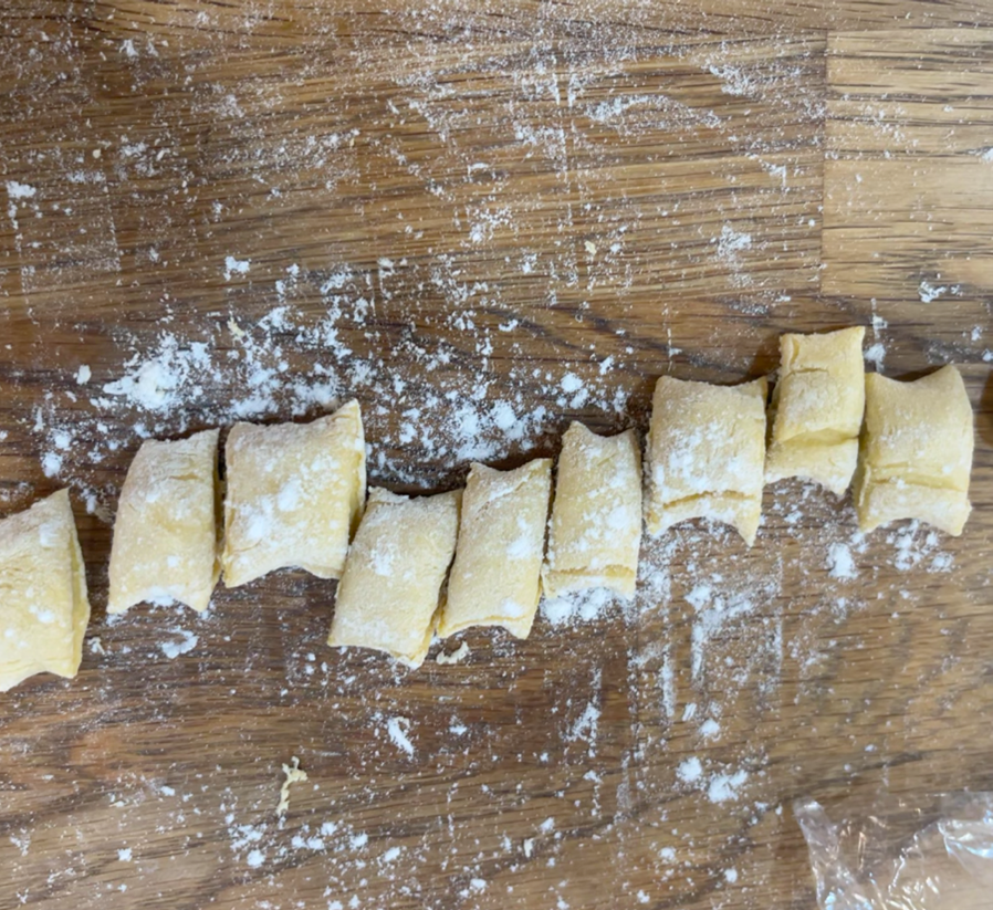 Gnocchi cut
