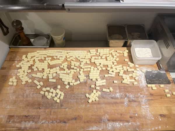 Cut gnocchi