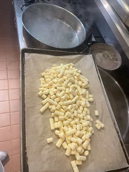 Gnocchi before boiling
