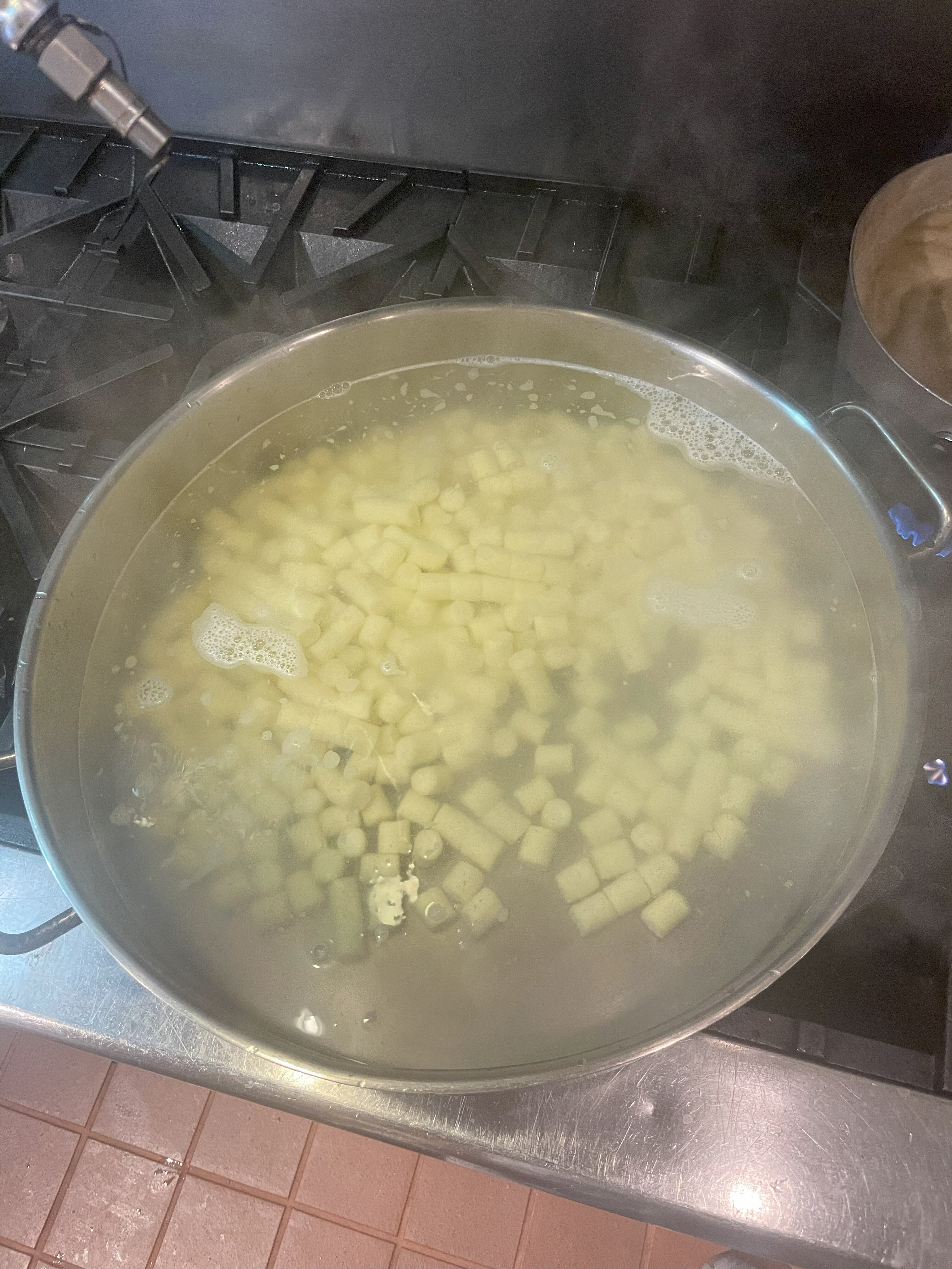 Gnocchi in water