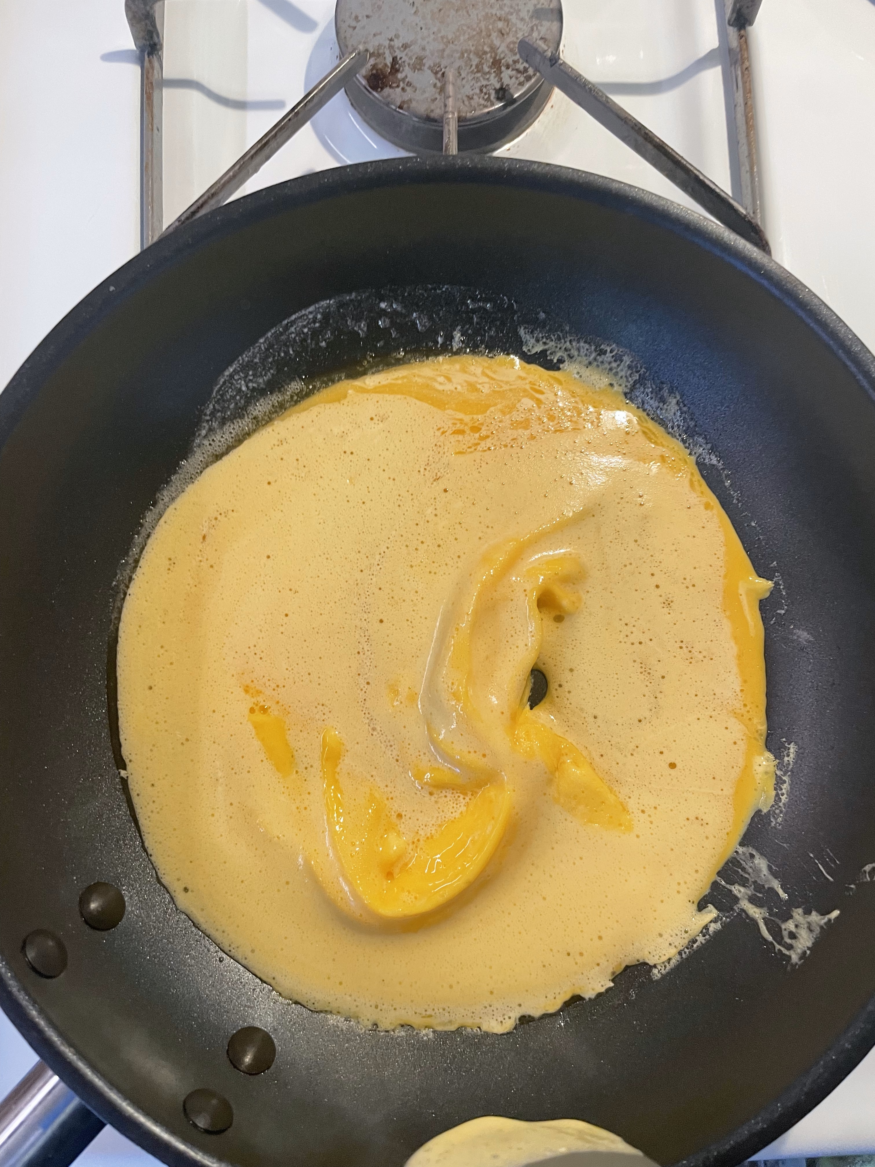 Defining curds of eggs