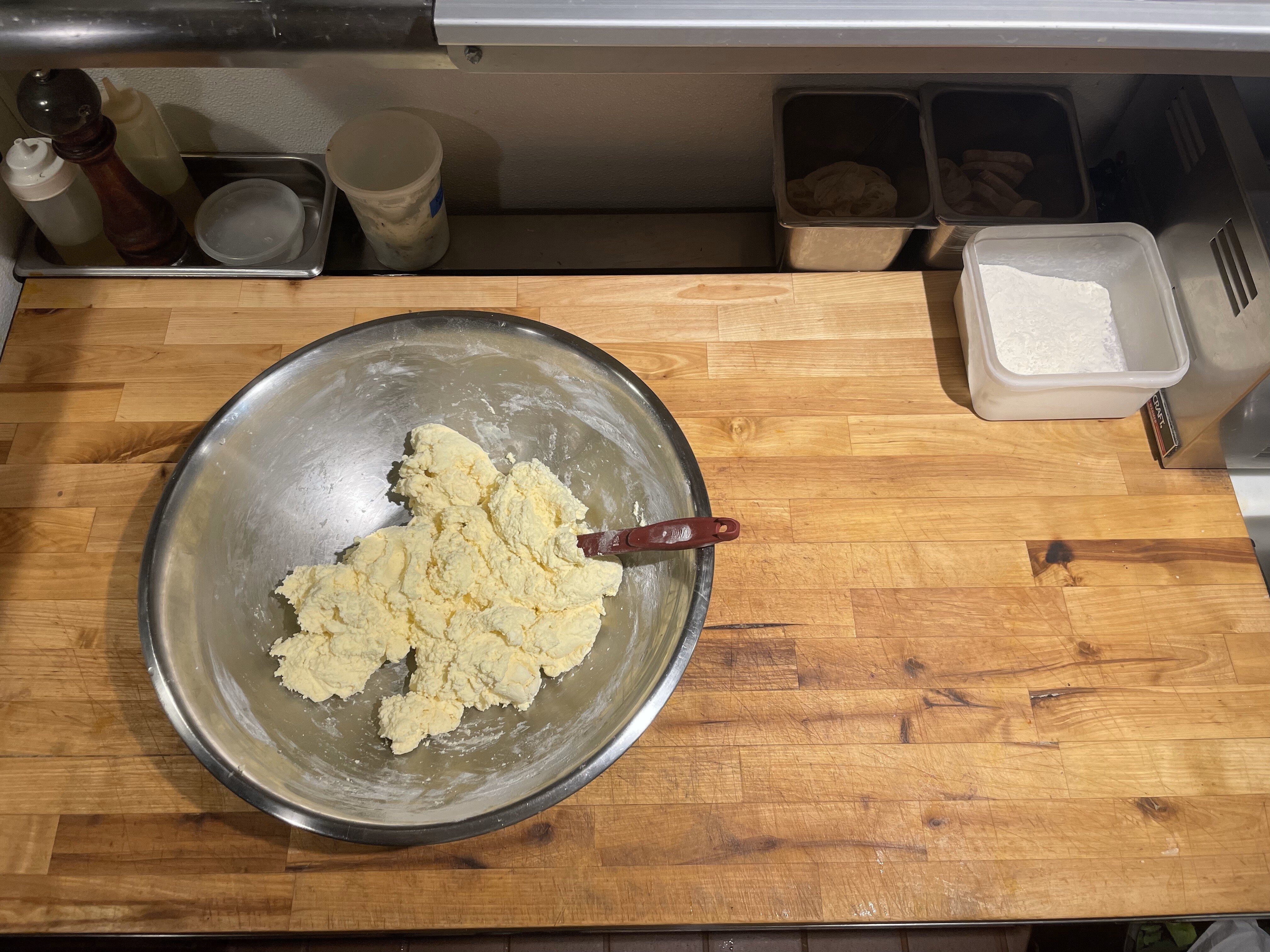 Wooden surface for rolling