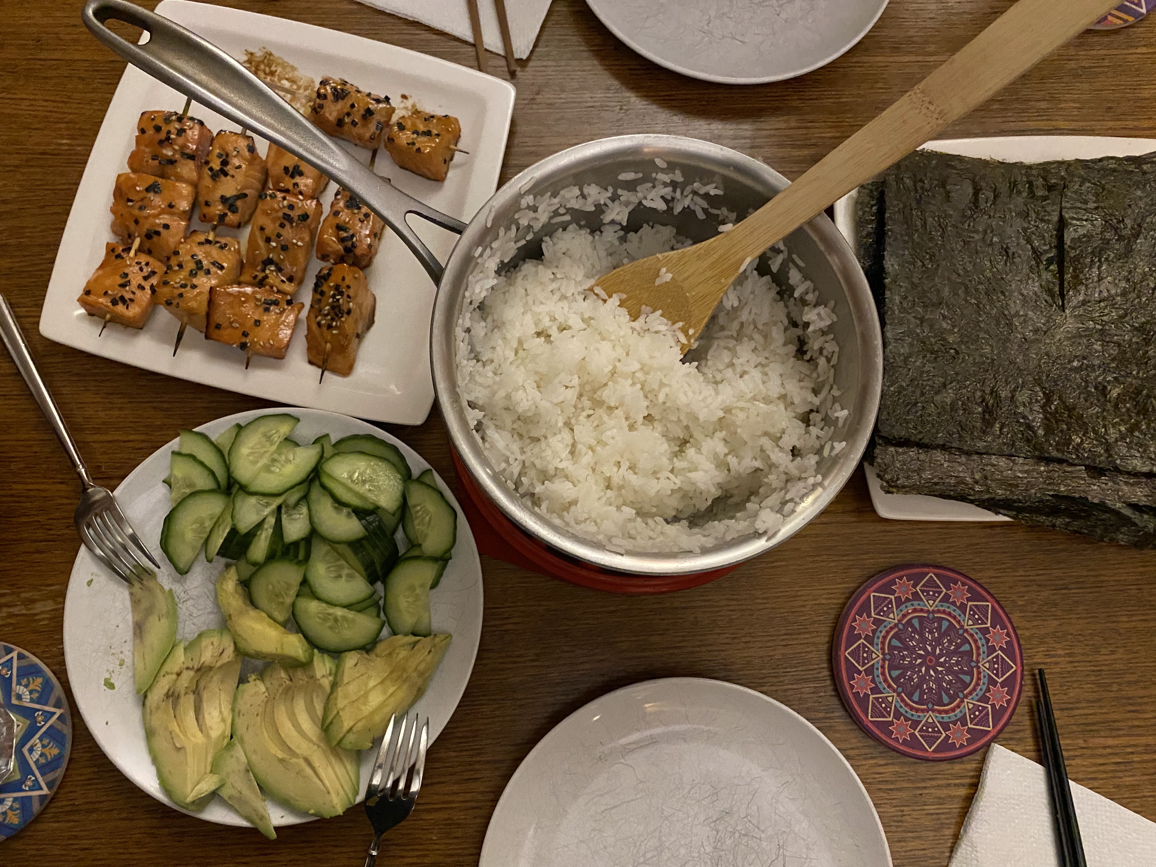 Ingredients for sandwiches