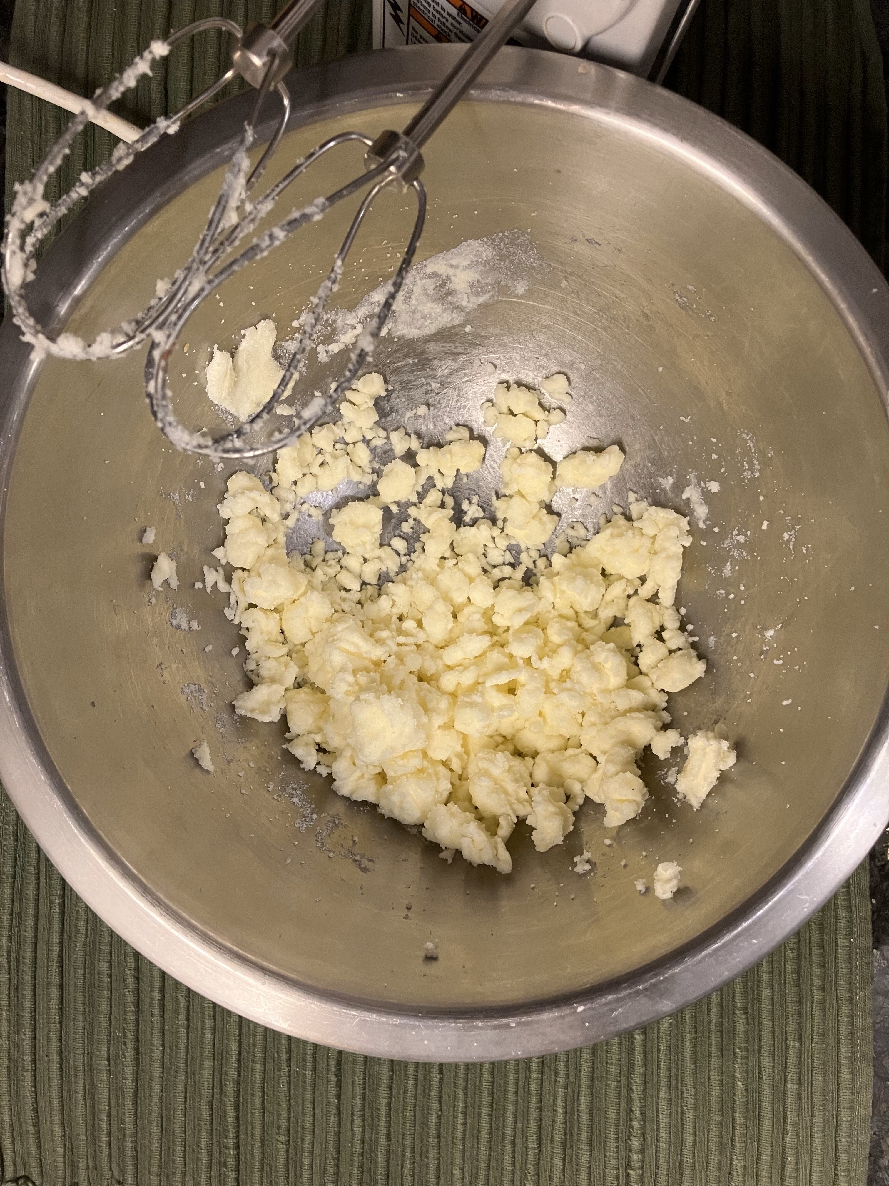 Creaming fat and sugar