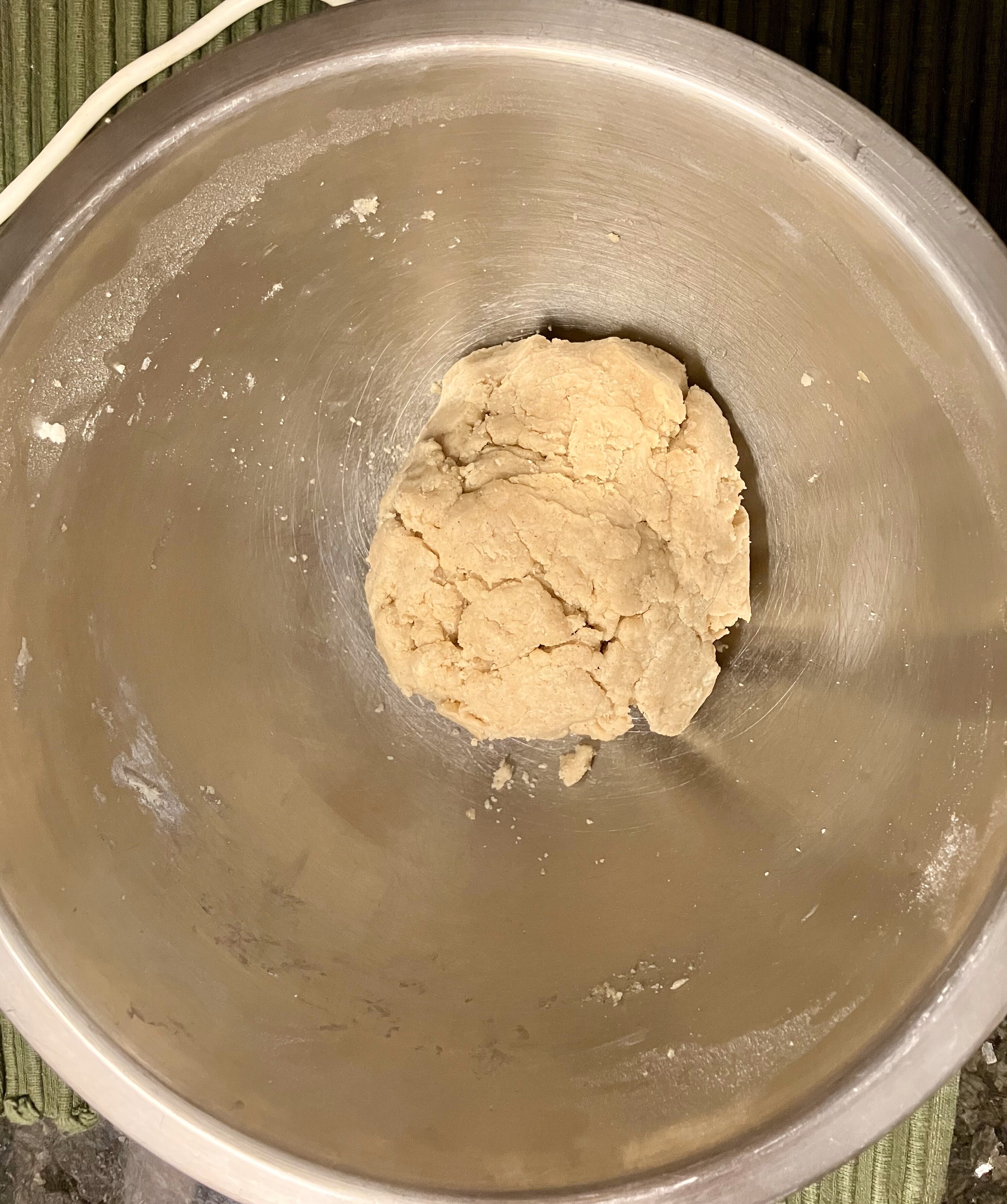 Cookie dough with tea