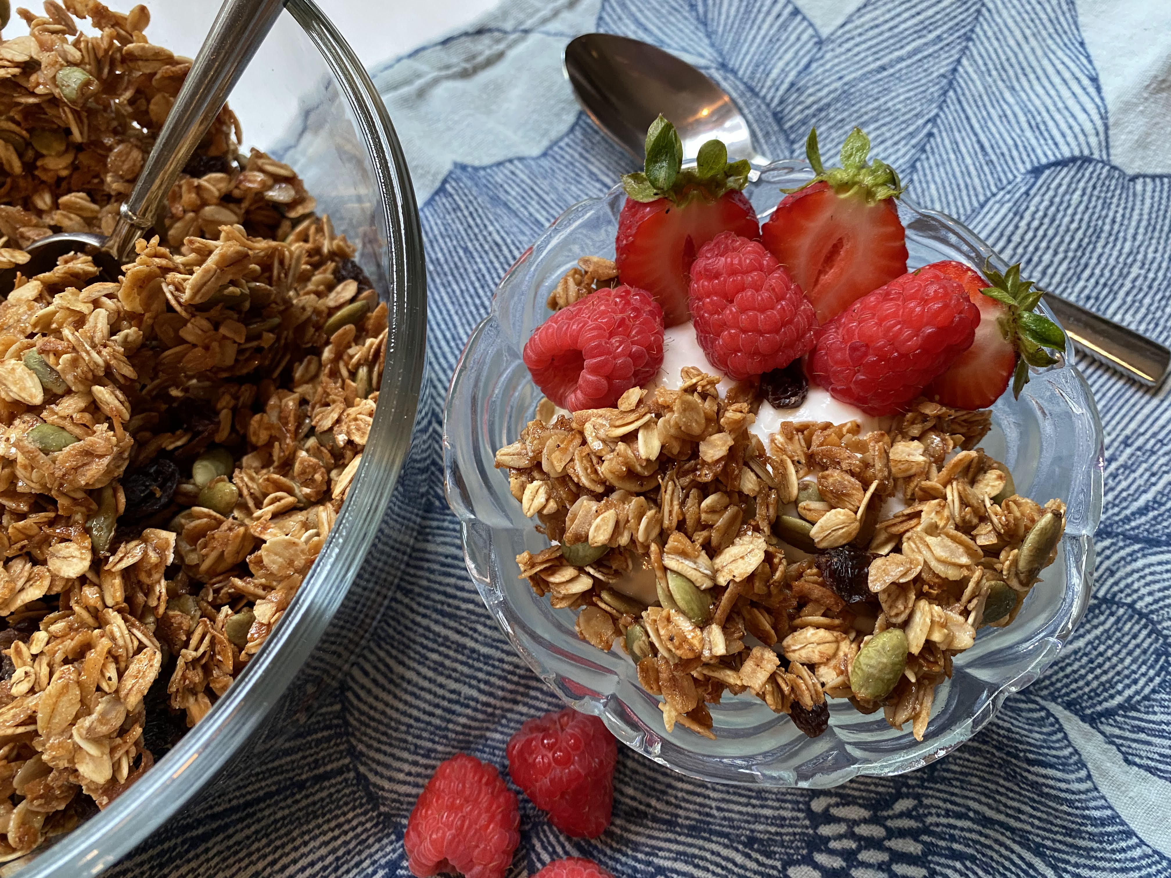 plated granola