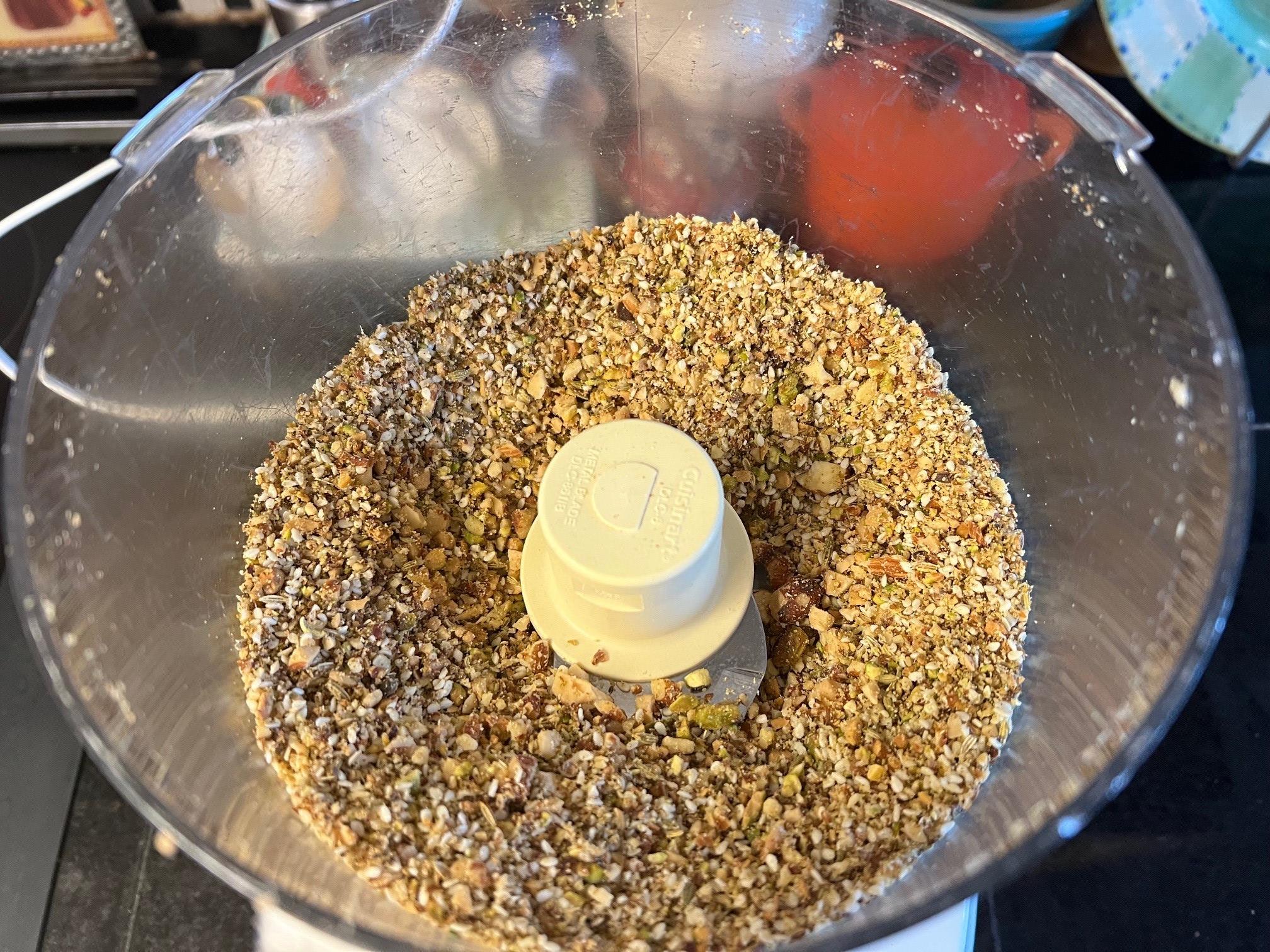 Processed dukkah
