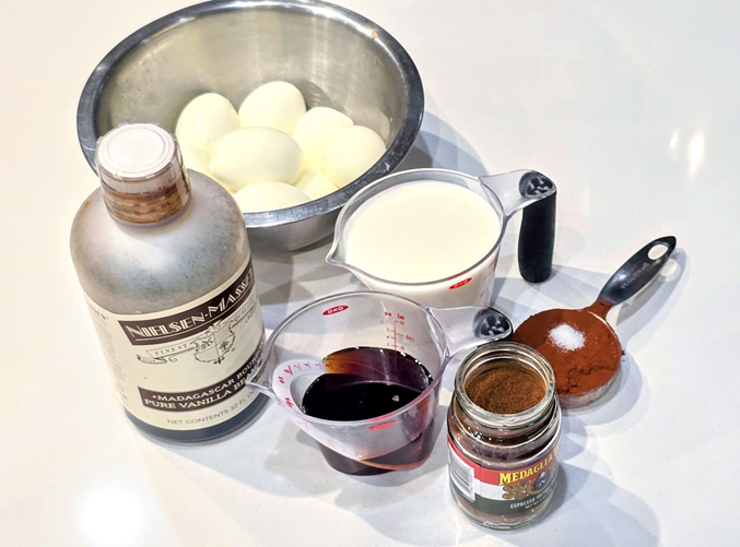 Pudding ingredients