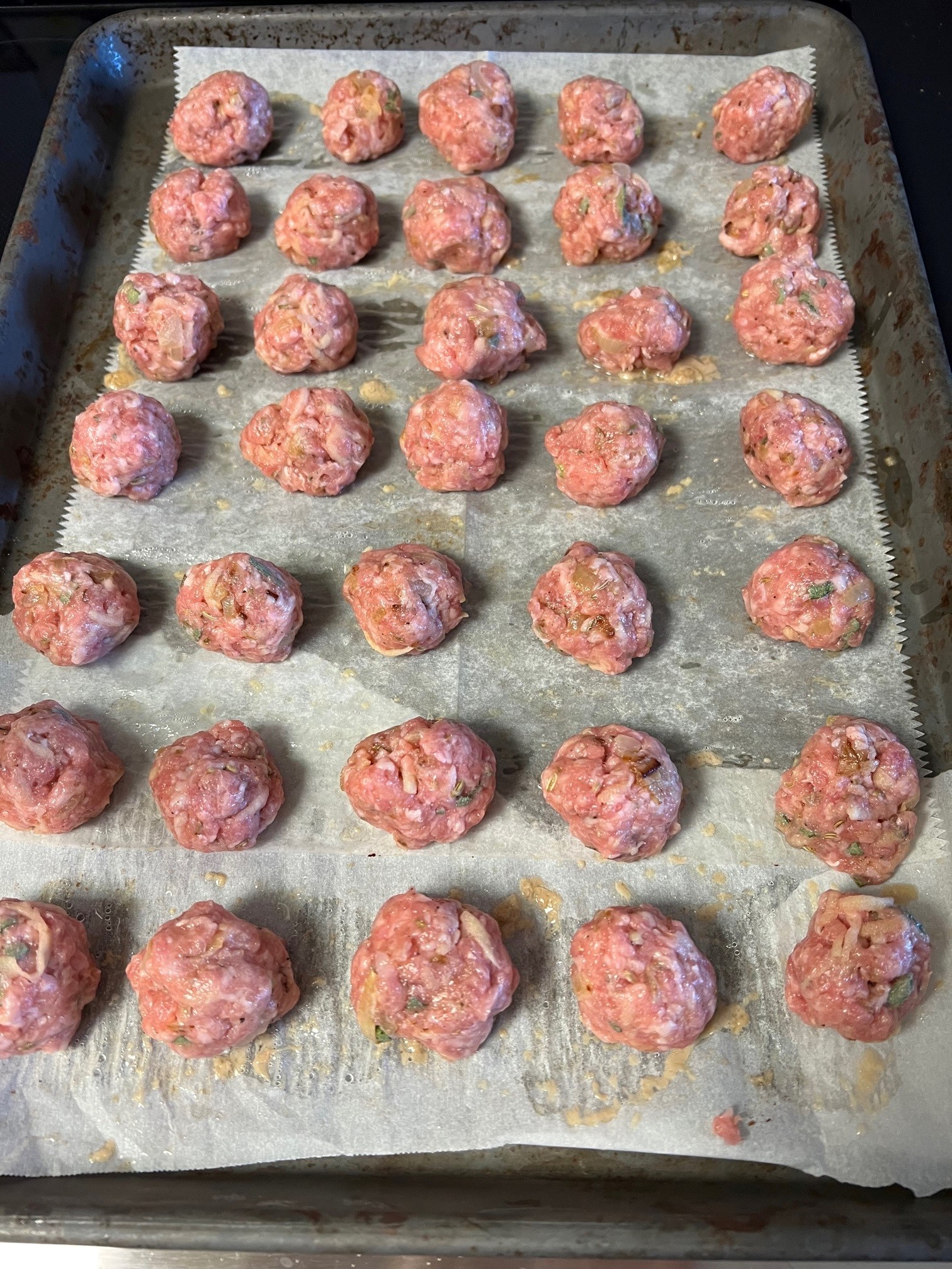 raw meatballs