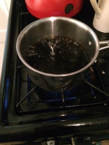 Boiling Balsamic Vinegar