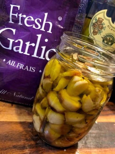 roasted garlic jar