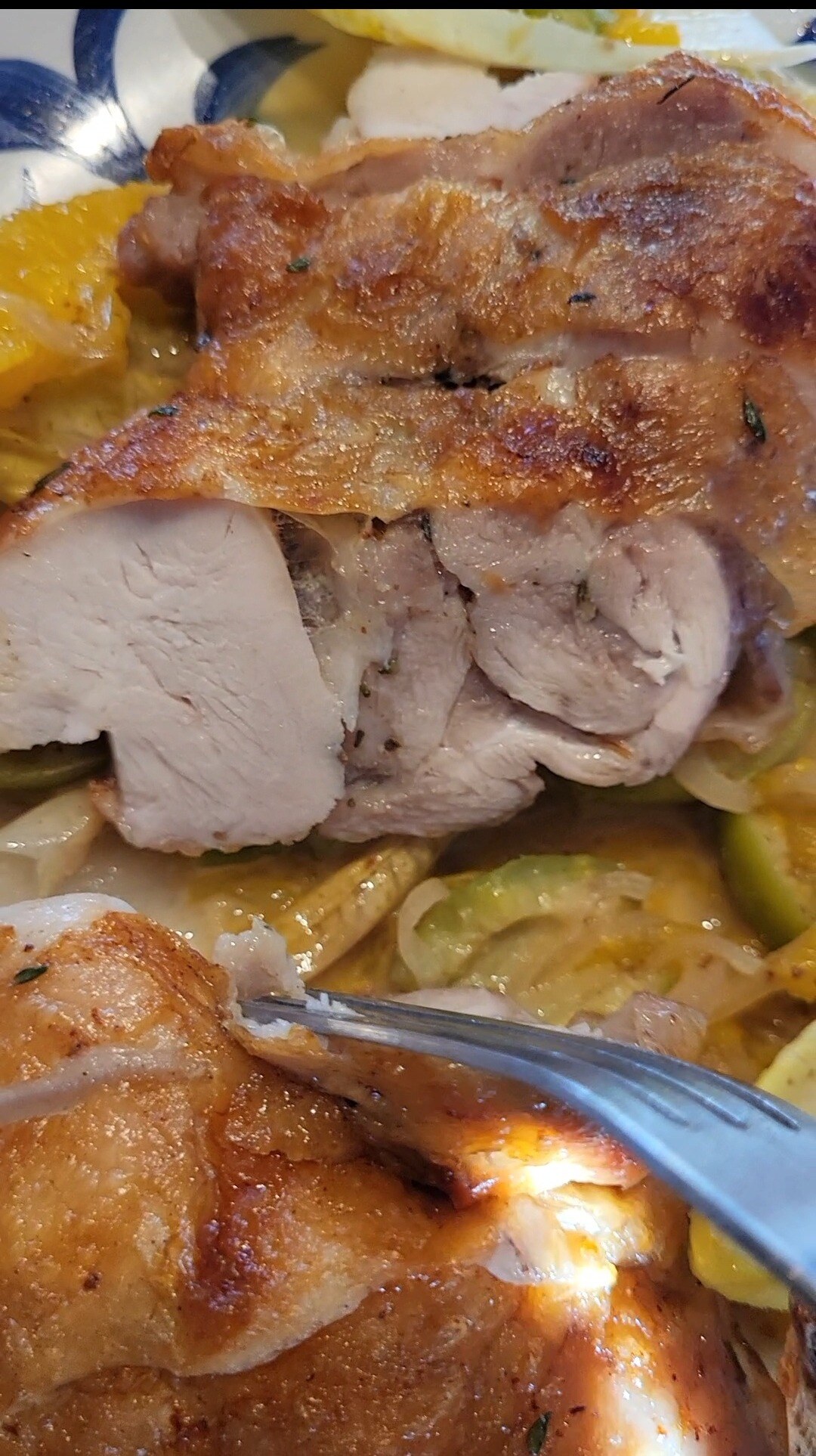 Chicken sliced