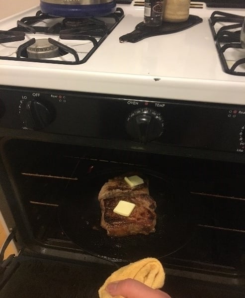 steak in oven