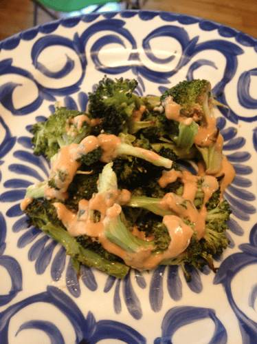 thai peanut broccoli