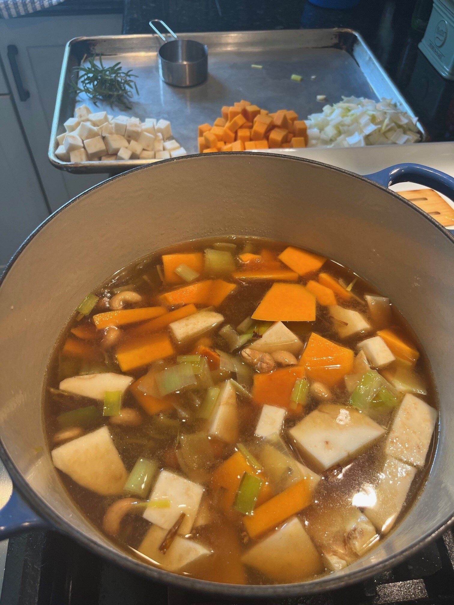 Veggies in Broth