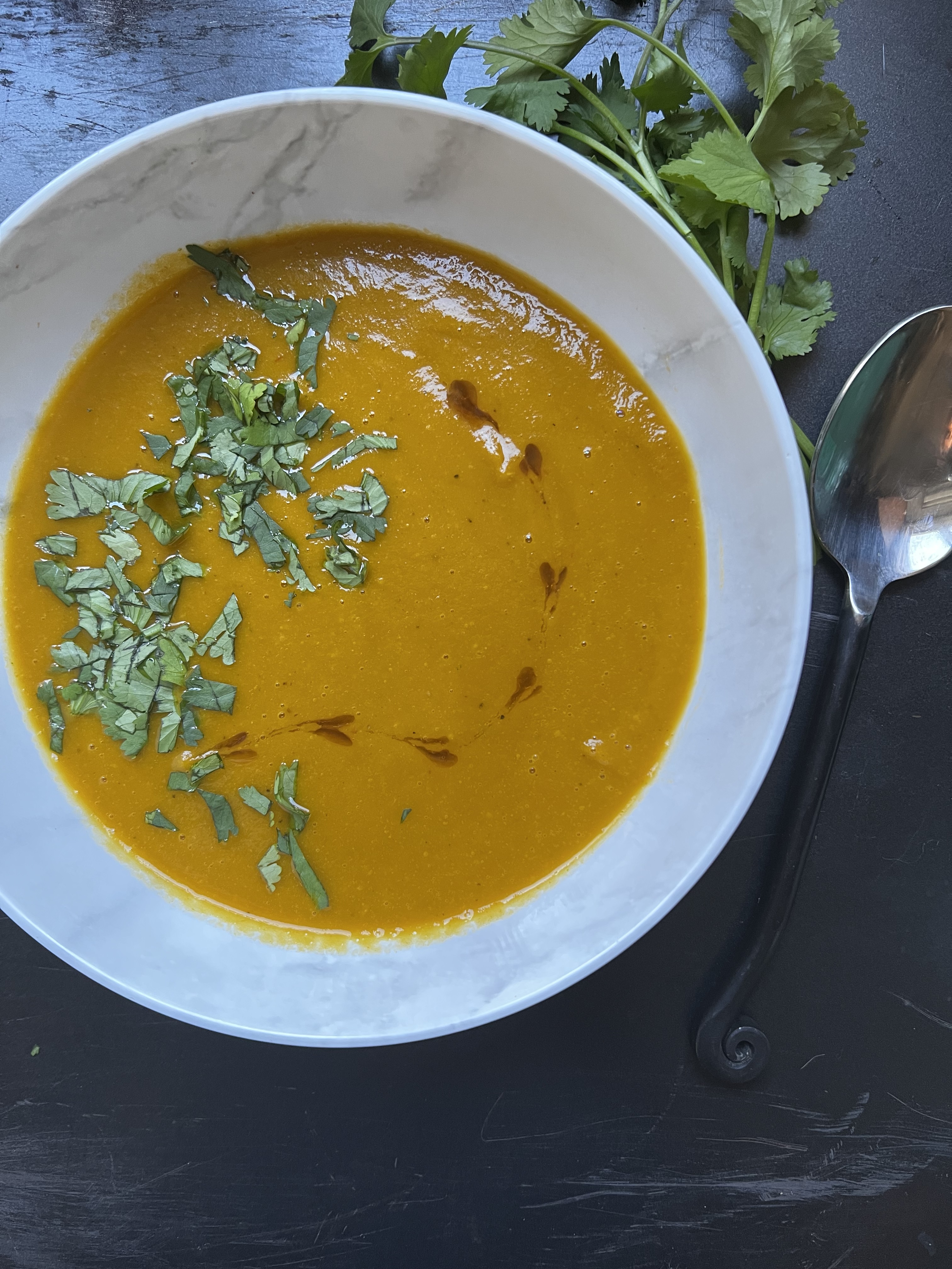 Carrot and Coconut Soup