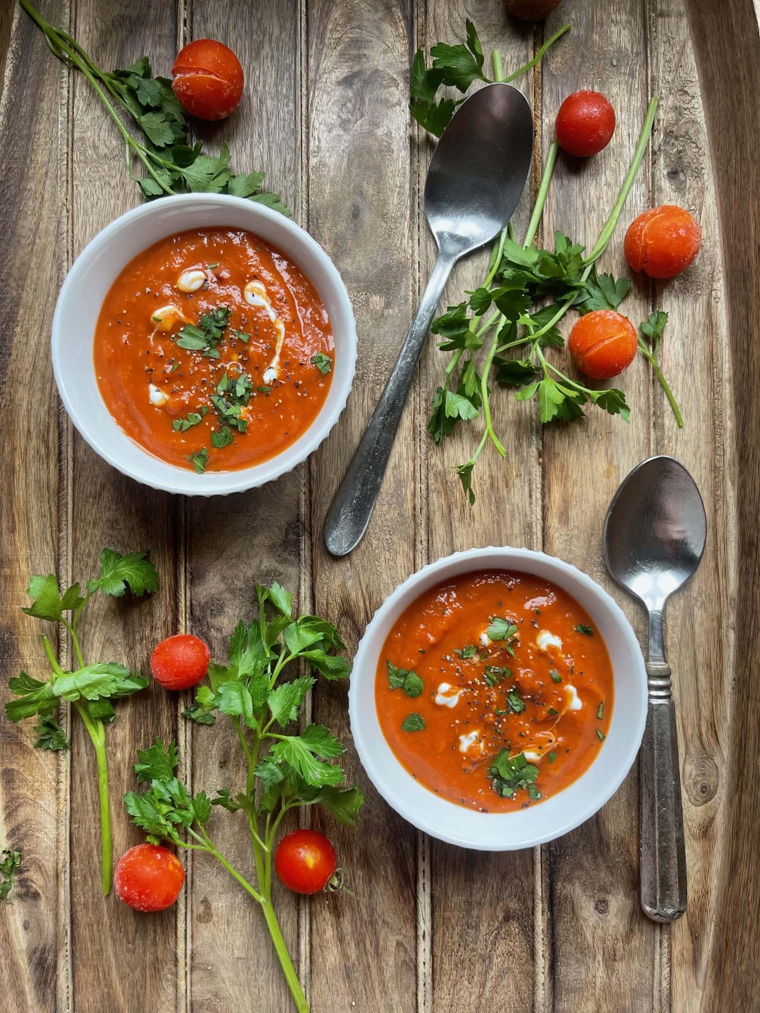 Tomato Soup With Fresh Tomatoes