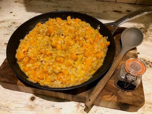 Butternut Squash & Barley Risotto