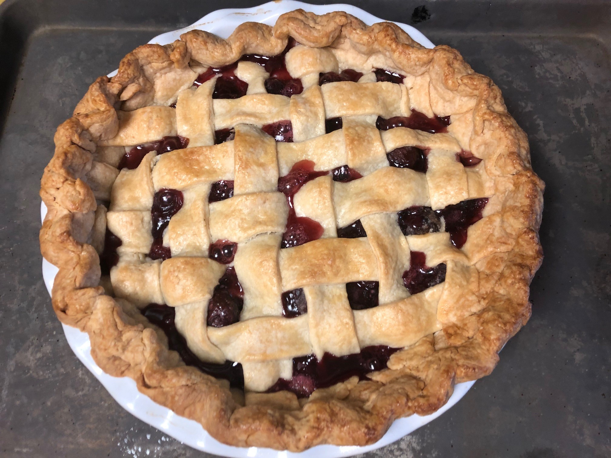 Cherry Cardamom Pie