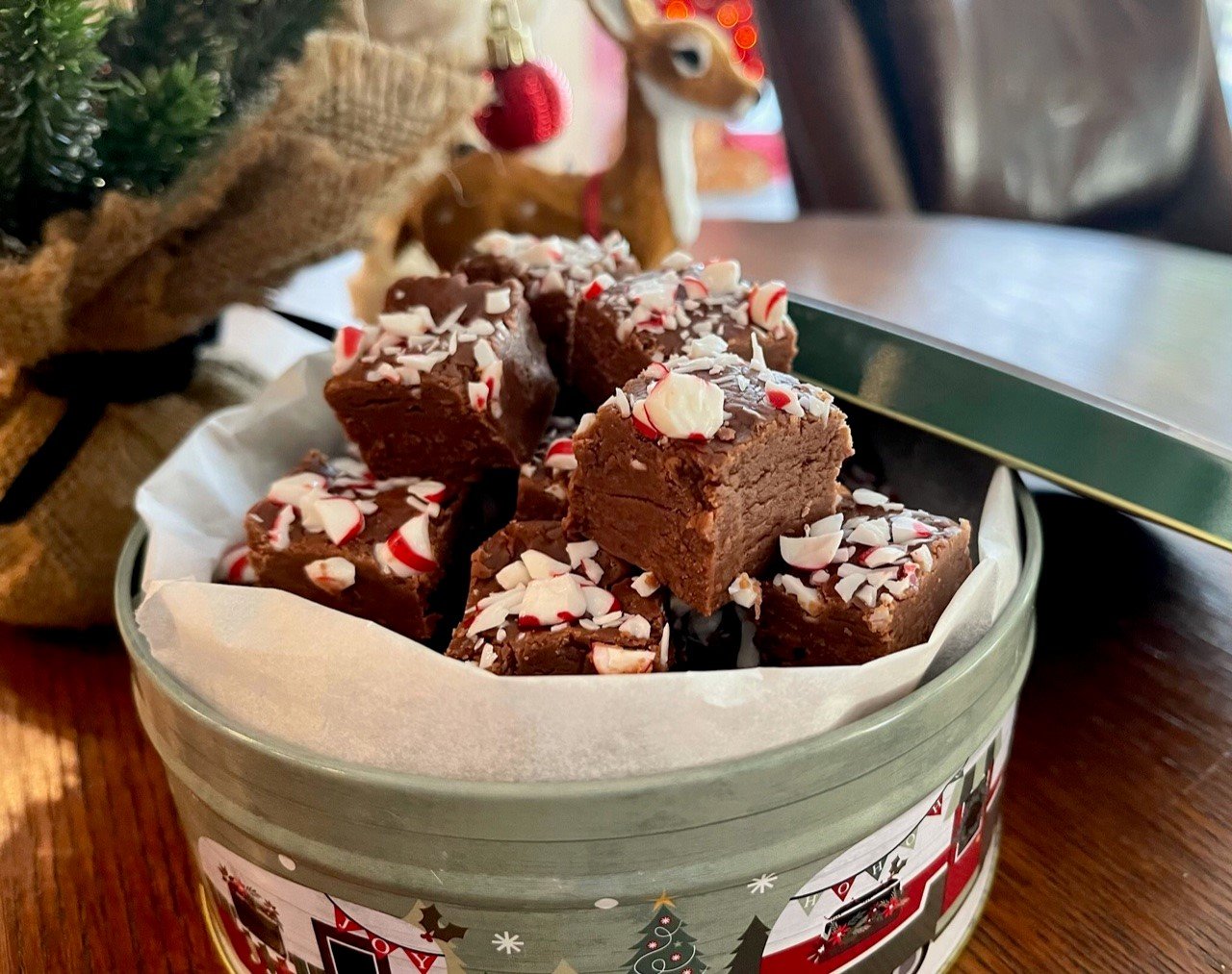 Old-Fashioned Chocolate Peppermint Fudge