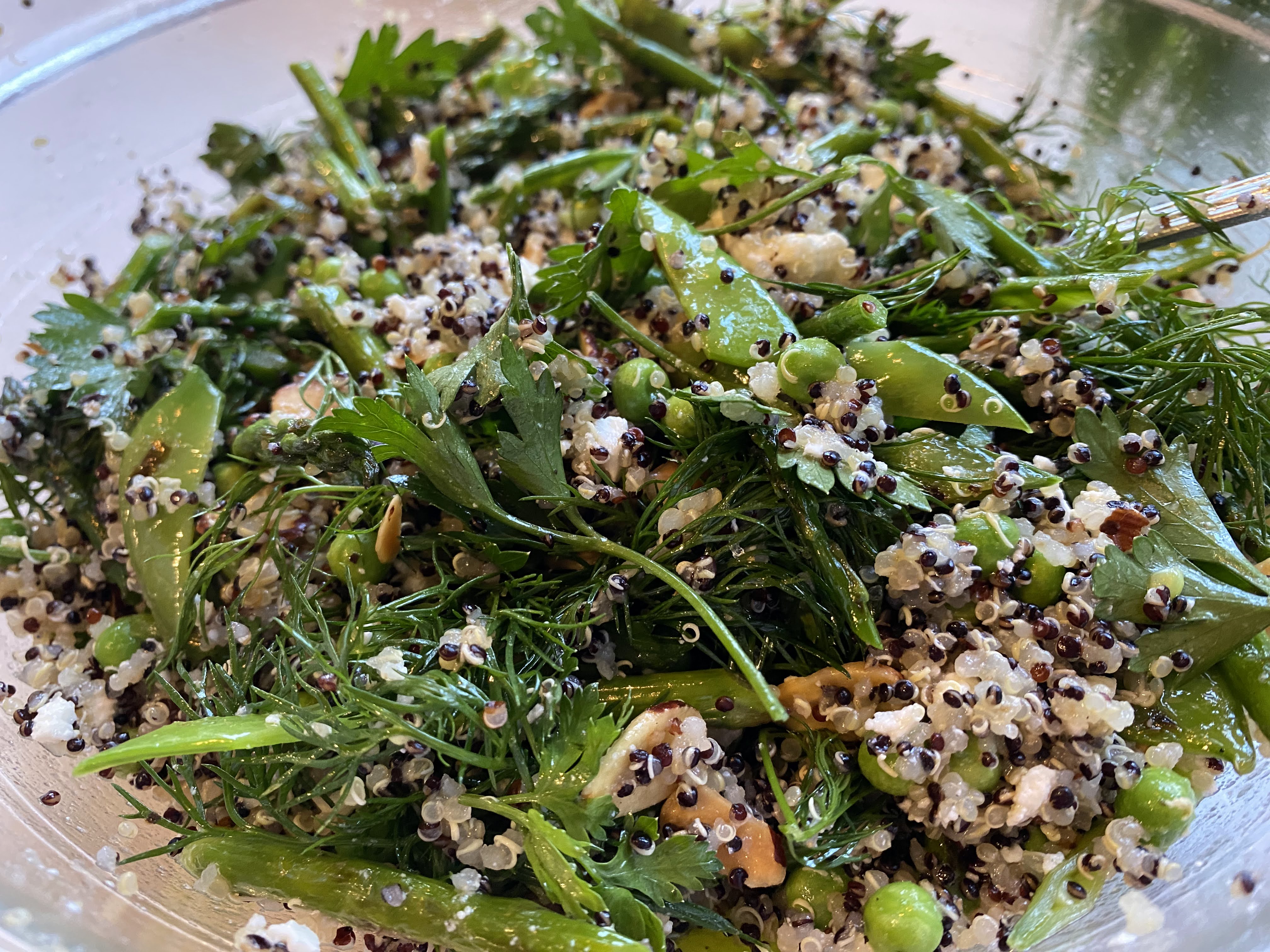 Spring Green Quinoa Salad