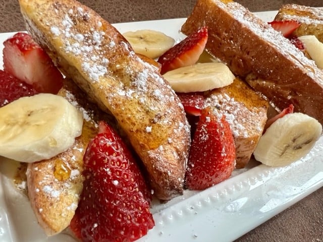 Brioche Air Fried French Toast Sticks