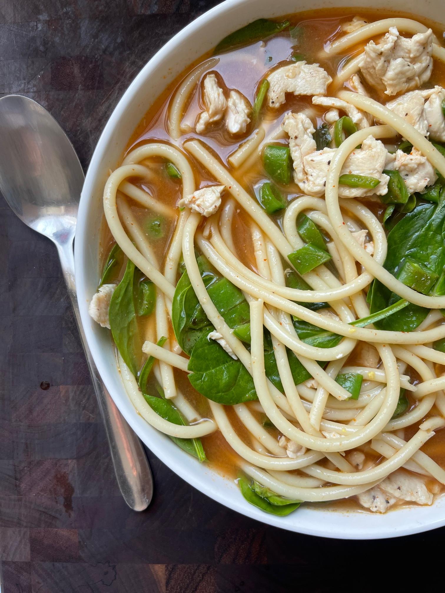 Miso Red Curry Soup